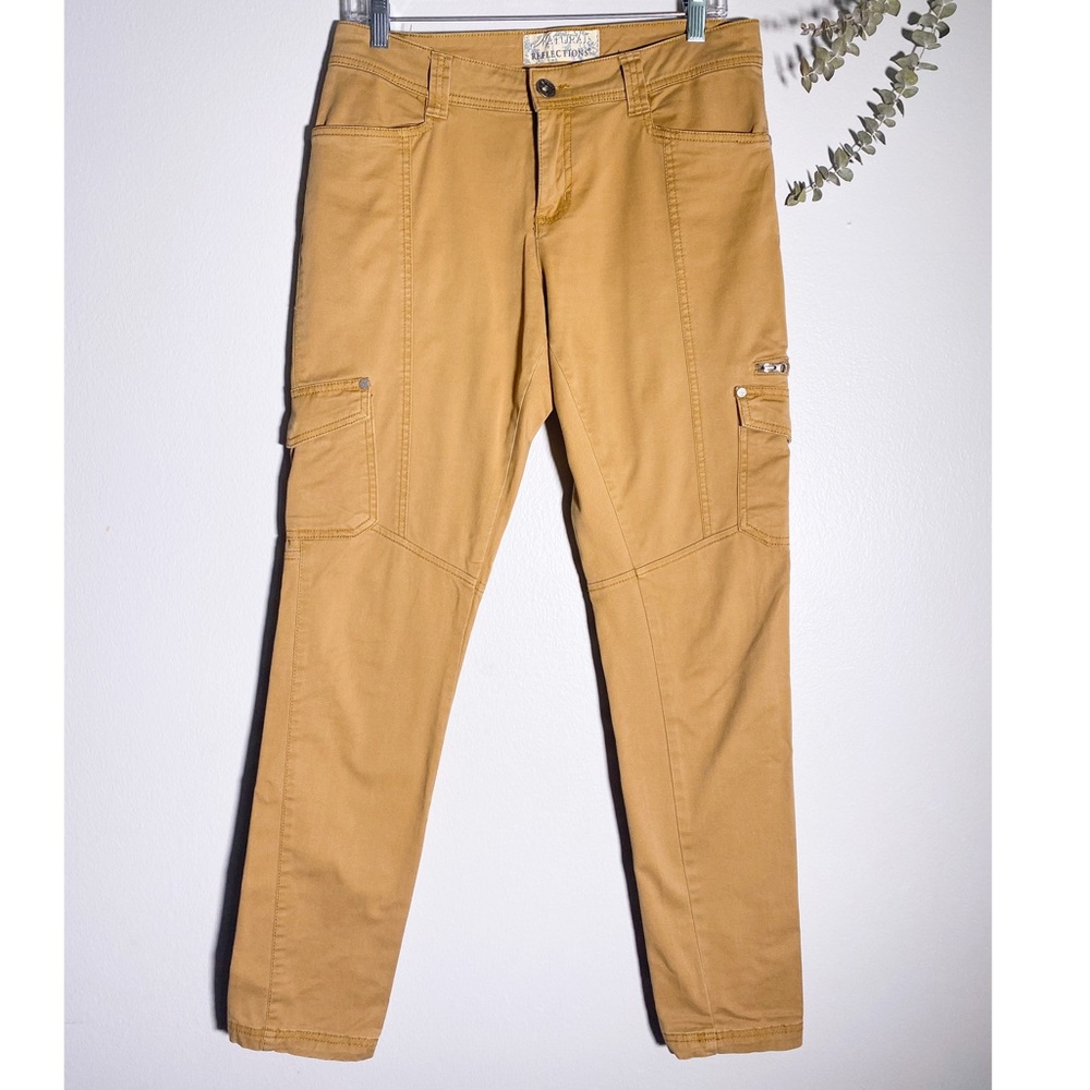 National Reflections Tan Cargo Pants 8